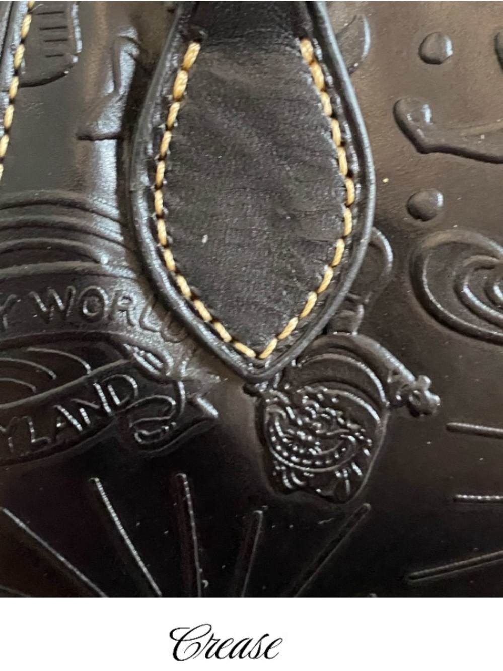 Dooney and Bourke Disney parks icon sketch embossed leather tote - Picture 8 of 11